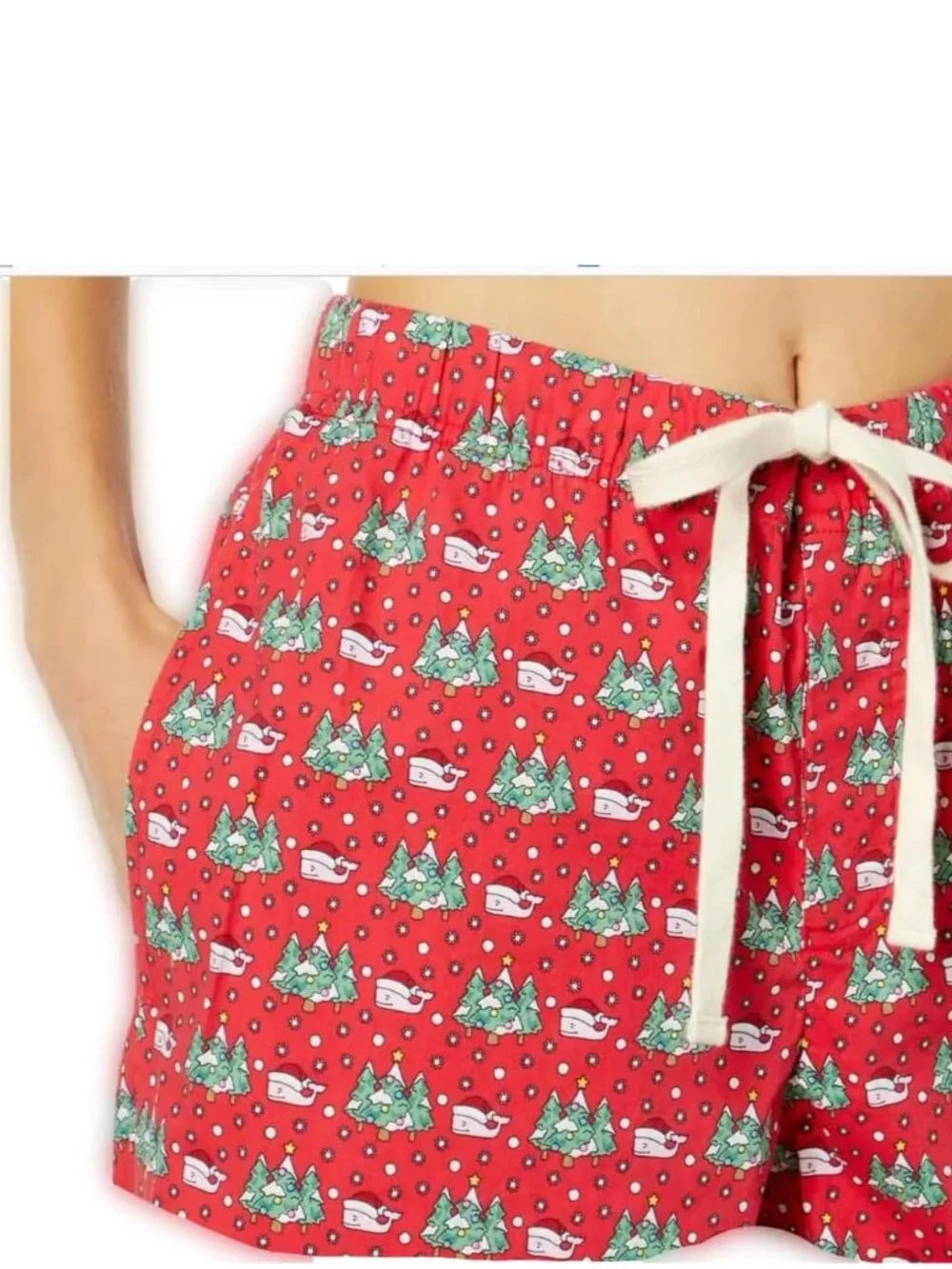 Vineyard Vines Christmas Sleep Shorts Nautical Print NOT FLANNEL -- NEW
